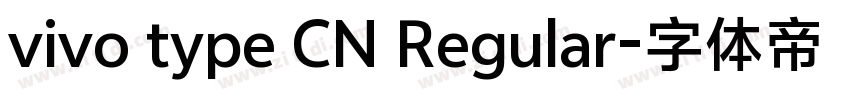 vivo type CN Regular字体转换